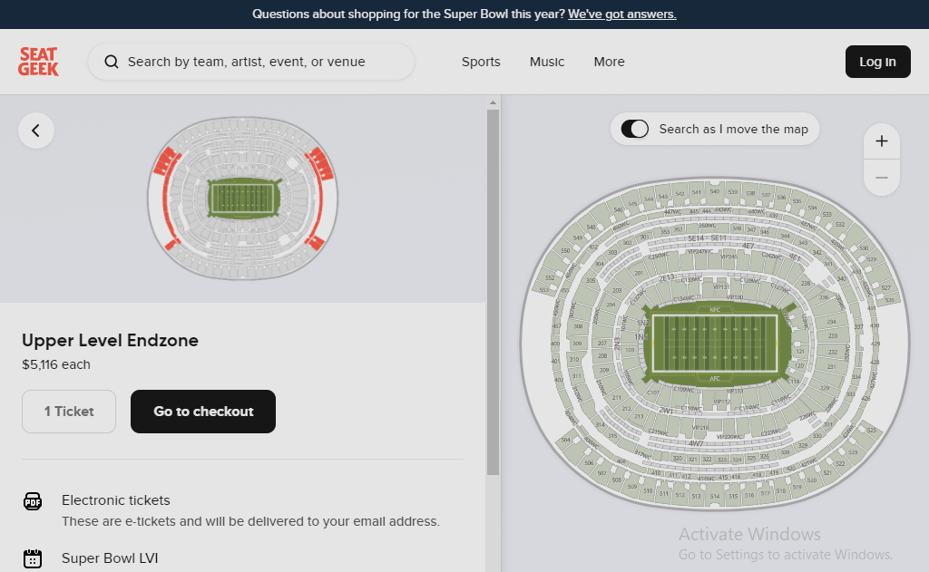 Super Bowl: Tickets Prices Dropped Mid-Week, Though Experts, 41% OFF