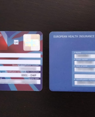 Who cannot use the online service to apply for a UK EHIC or UK GHIC CARD?