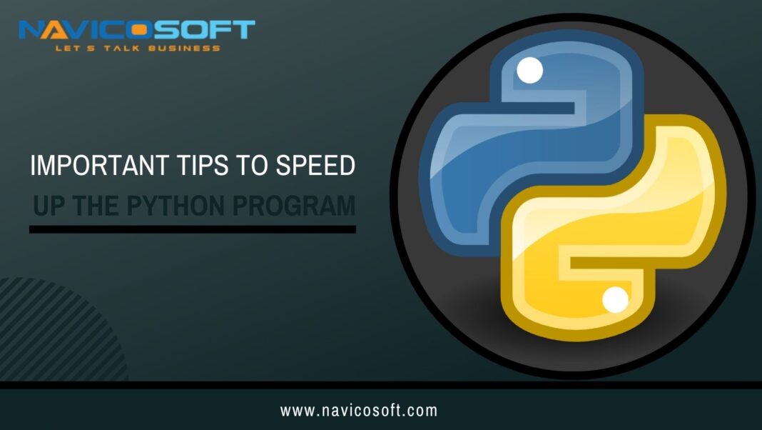 speed up the python program
