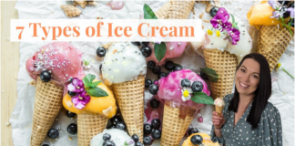 list of 7 types of ice cream and their unique characteristics