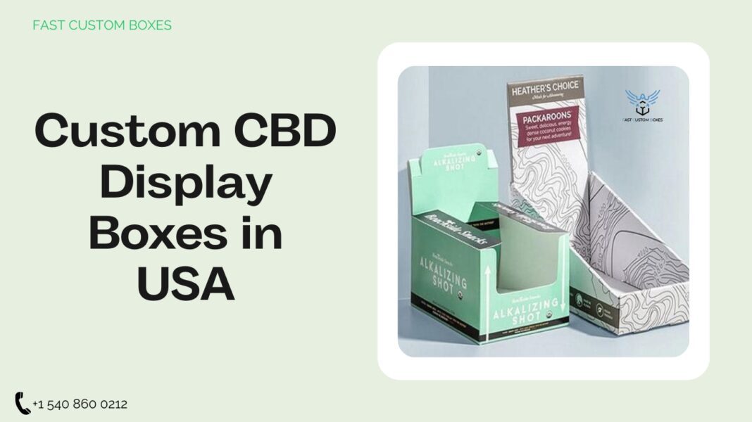 A image of Custom CBD Display Boxes in USA