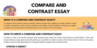 Strategies for Writing a Great Compare and Contrast Essay