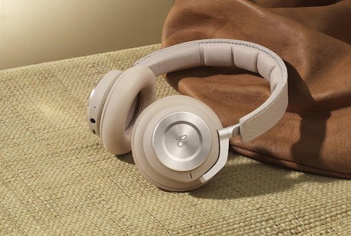 Premium Bluetooth headphones showcasing modern audio technology and design